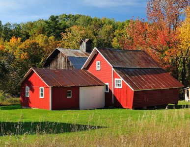 North Manitou Barn Jigsaw Puzzle