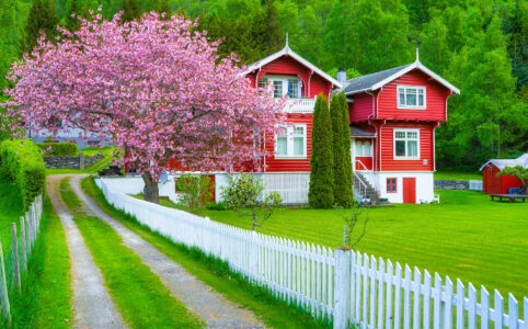 Norway Village House Jigsaw Puzzle