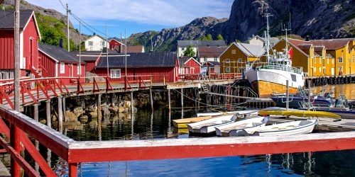 Nusfjord Harbor Jigsaw Puzzle