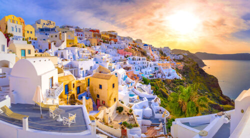 Oia Overlook Jigsaw Puzzle