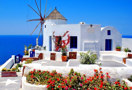 Oia Windmill Jigsaw Puzzle