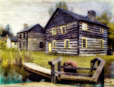 Old Bedford Village Jigsaw Puzzle