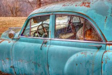 Old Blue Car