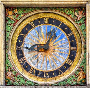 Old Church Clock Jigsaw Puzzle