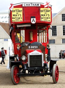 Old English Bus Jigsaw Puzzle