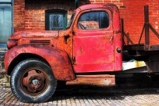 Old Red Truck