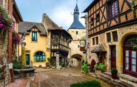 Old Rothenburg Street Jigsaw Puzzle