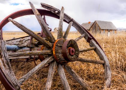 Old Wheel Jigsaw Puzzle