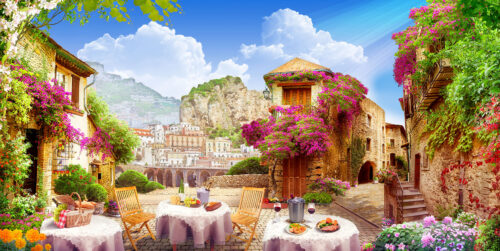 Old World Dining Jigsaw Puzzle