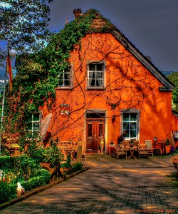 Orange Building Jigsaw Puzzle