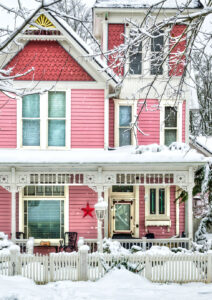 Oregon Pink House Jigsaw Puzzle