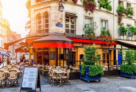 Paris Corner Cafe Jigsaw Puzzle