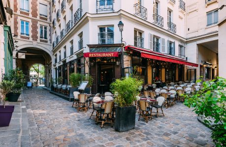 Paris Street Cafe Jigsaw Puzzle