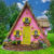 Pink Fairytale Cottage Jigsaw Puzzle