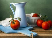 Pitcher and Tomatoes