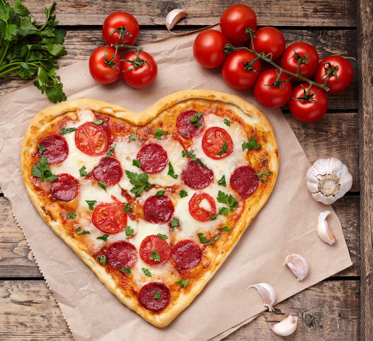 Pizza Heart Jigsaw Puzzle Pizza Heart Jigsaw Puzzle