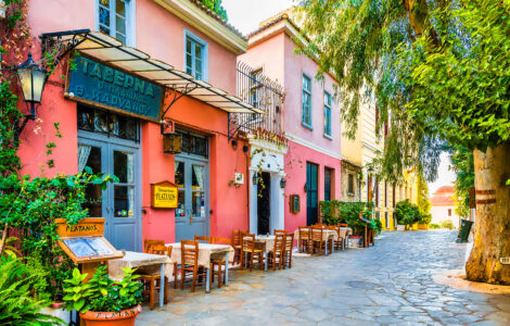 Plaka Cafe Jigsaw Puzzle