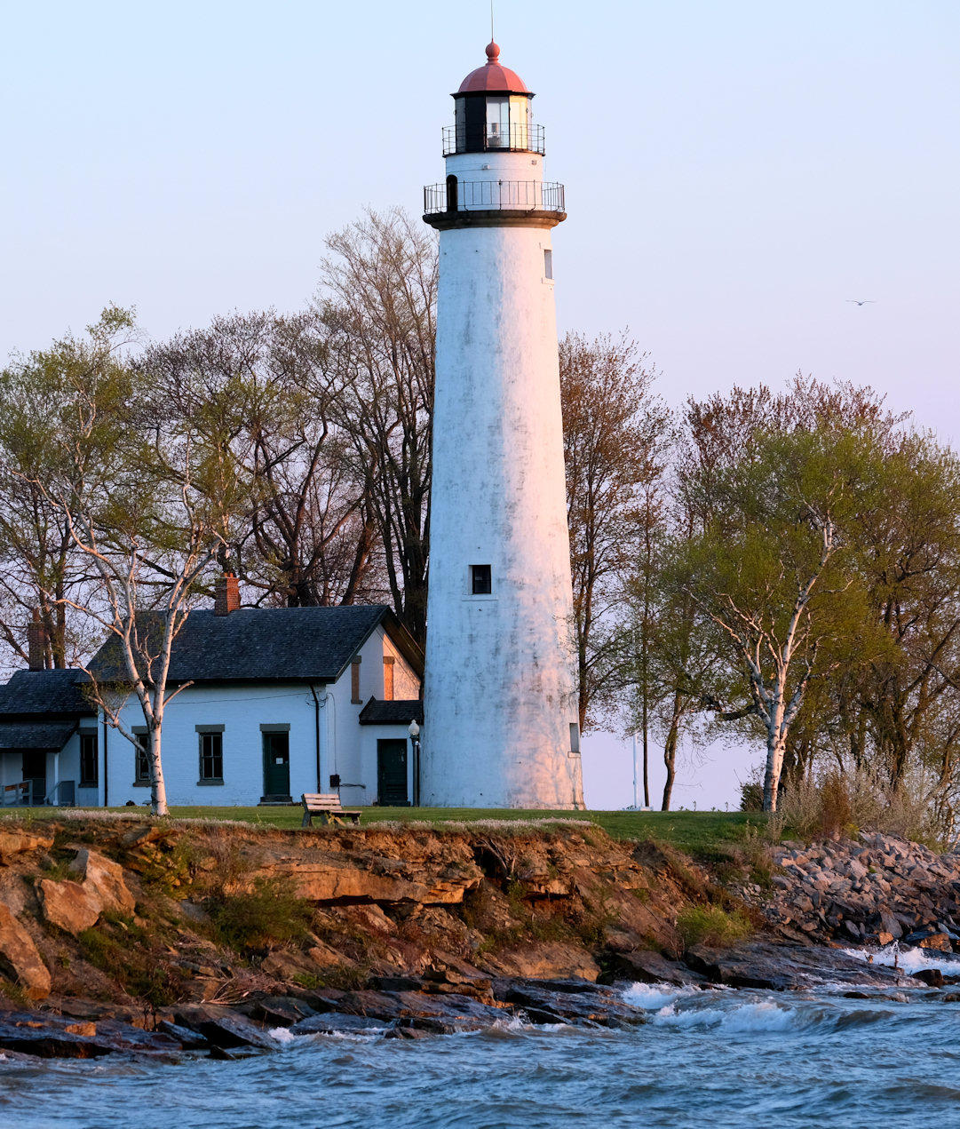 Pointe Aux Barques Lighthouse, Lake Huron, Michigan без смс