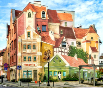 Polish Mural Jigsaw Puzzle Polish Mural Jigsaw Puzzle