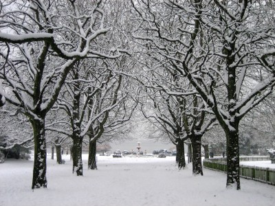 Poole Park Snow Jigsaw Puzzle