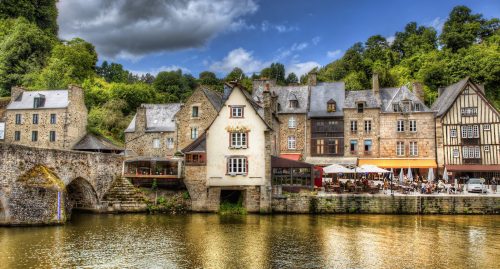 Port of Dinan Jigsaw Puzzle