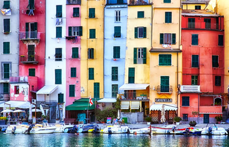 Porto Venere Facades Jigsaw Puzzle