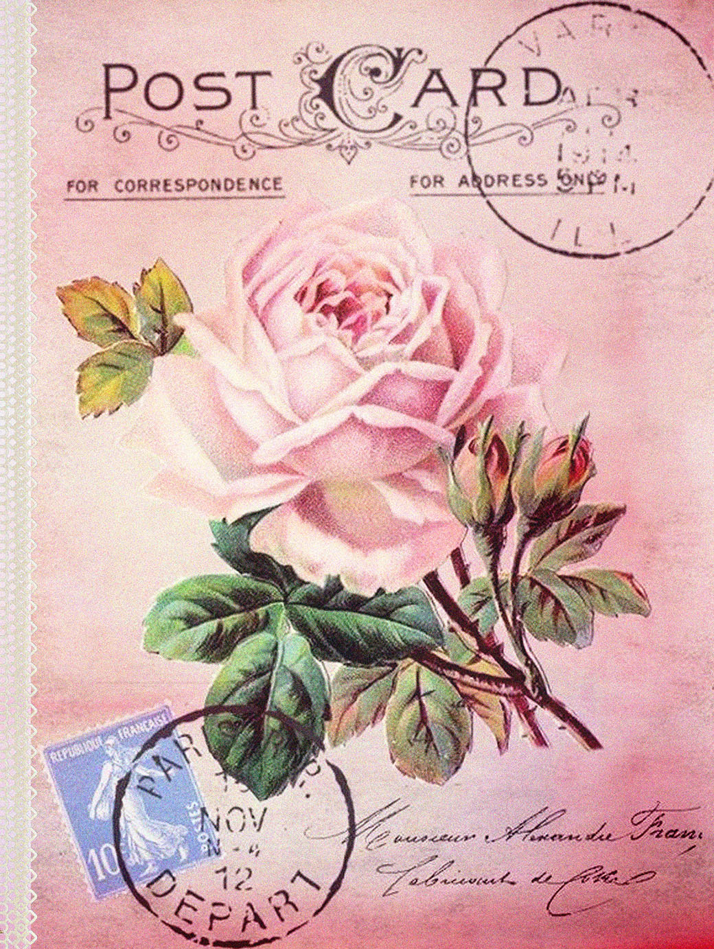 Postcard from Paris Jigsaw Puzzle