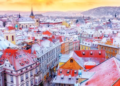 Prague in Winter Jigsaw Puzzle