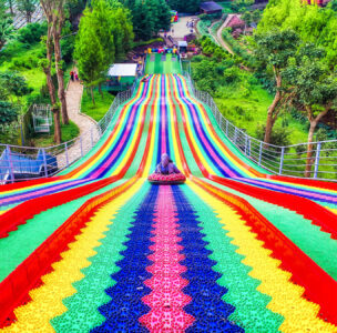 Rainbow Slide Jigsaw Puzzle Rainbow Slide Jigsaw Puzzle