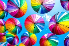 Rainbow Umbrellas