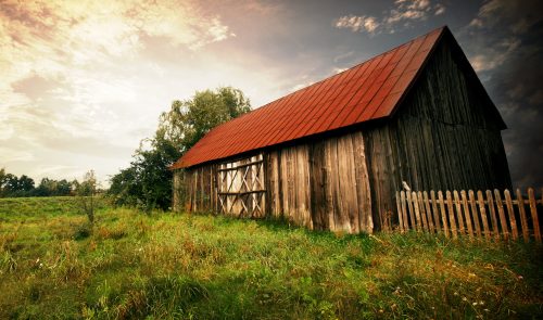 Red Roof Barn Jigsaw Puzzle