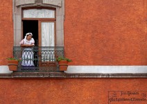 Red Wall Balcony