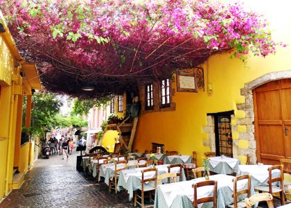 Rethymno Cafe Jigsaw Puzzle