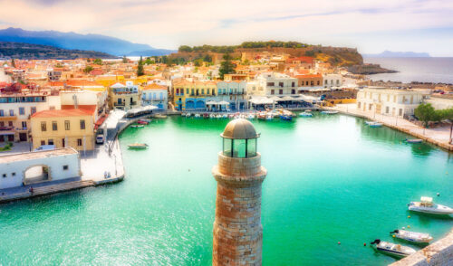 Rethymno Harbor Jigsaw Puzzle