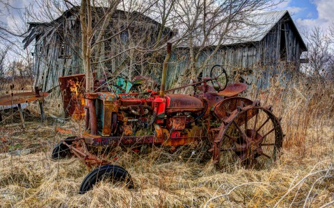 Retired Tractor Jigsaw Puzzle