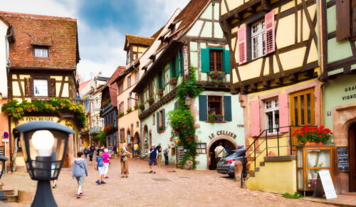 Riquewihr Main Street Jigsaw Puzzle