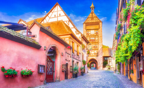 Riquewihr Street Jigsaw Puzzle