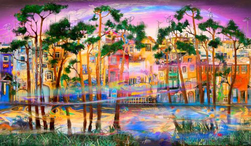 River Lights Jigsaw Puzzle