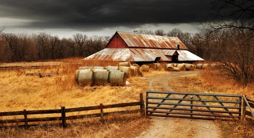 River Road Barn Jigsaw Puzzle