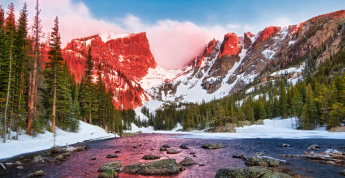 Rocky Mountain Sunrise Jigsaw Puzzle