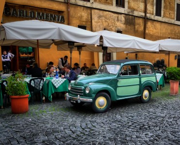 Rome Cafe Jigsaw Puzzle