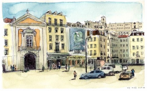 Rossio Square Jigsaw Puzzle