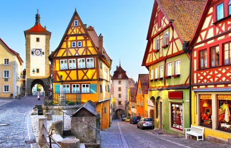 Rothenburg Streets Jigsaw Puzzle