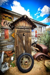 Route 66 Outhouse Jigsaw Puzzle