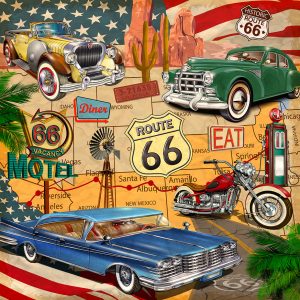 Route 66 Poster Jigsaw Puzzle