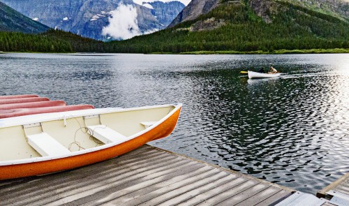 Swiftcurrent Lake Jigsaw Puzzle