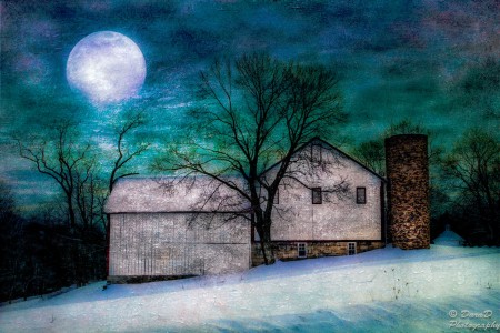 Rural Moon Jigsaw Puzzle