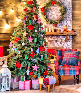 Rustic Christmas Room Jigsaw Puzzle