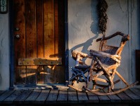 Rustic Door and Rocker