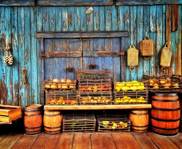 Rustic Market Jigsaw Puzzle